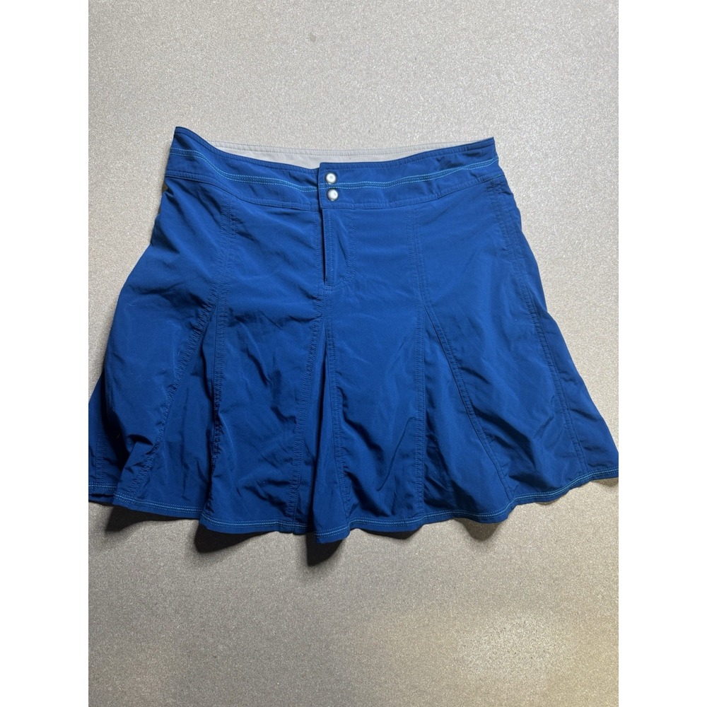 Title Nine A Line Skort 4 Blue Tennis‎ Golf Skirt Shorts Pleated Athletic